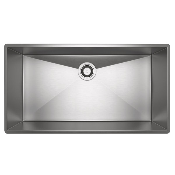 Rohl Forze™ 33" Single Bowl Stainless Steel Kitchen Sink Wayfair